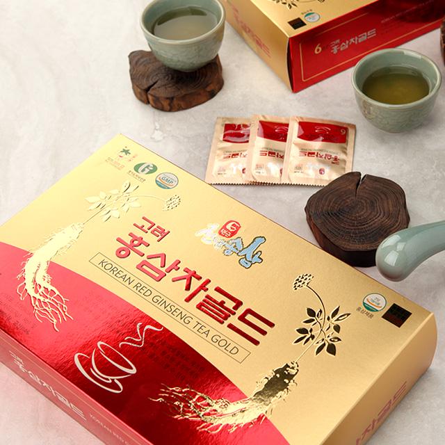 Чай Gold с экстрактом красного корейского женьшеня 50 шт. (GP-005) - фото 2 Чай Gold с экстрактом красного корейского женьшеня 50 шт. (GP-005) - фото 2