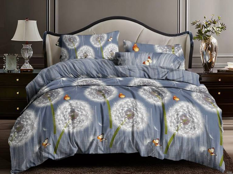 Комплект постельного белья Dandelions 2 полуторный полиэстер 150х220 см (T75-0406Dan2/1.5)