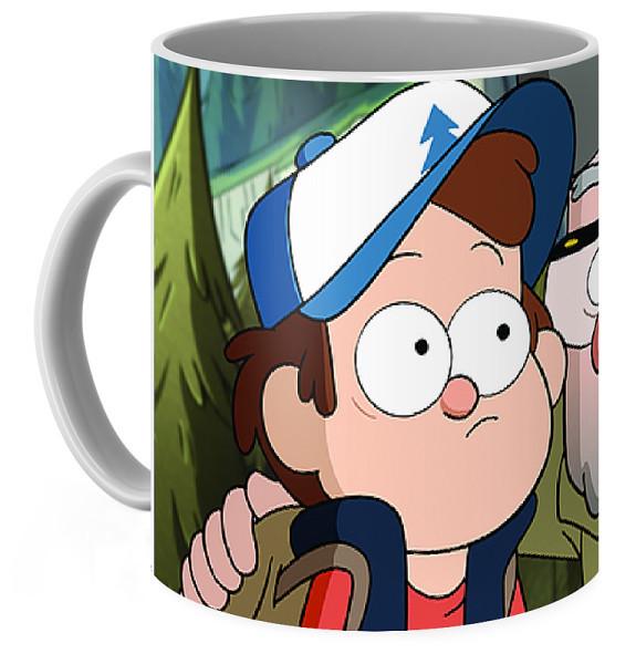 Чашка Гравити фолз Диппер и Стэн (GF.02.35)