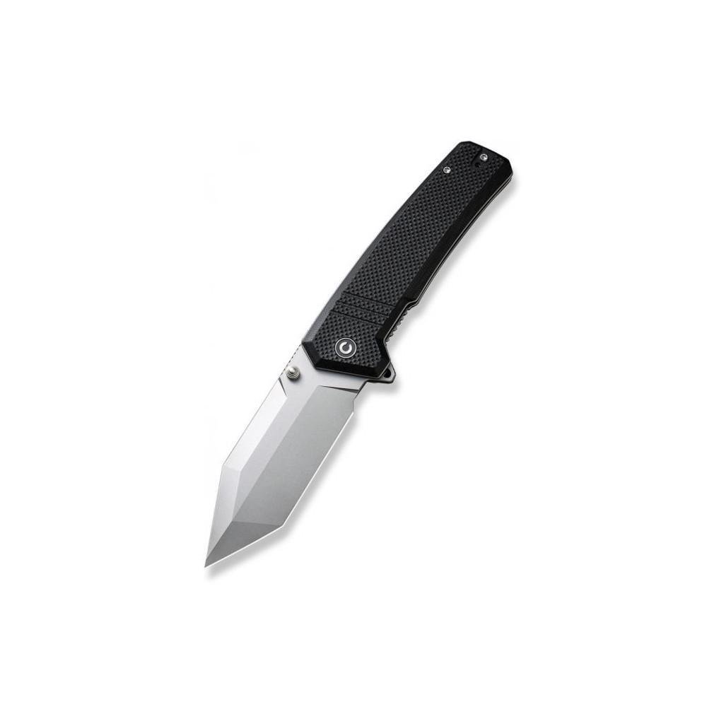 Ніж мисливський Civivi Bhaltair Stonewash G10 Black (C23024-1)