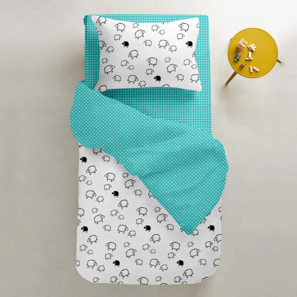 Набір простирадл Cosas Drop Mint White 155х240 см 2 шт. (4822052024164) - фото 5 Набір простирадл Cosas Drop Mint White 155х240 см 2 шт. (4822052024164) - фото 5