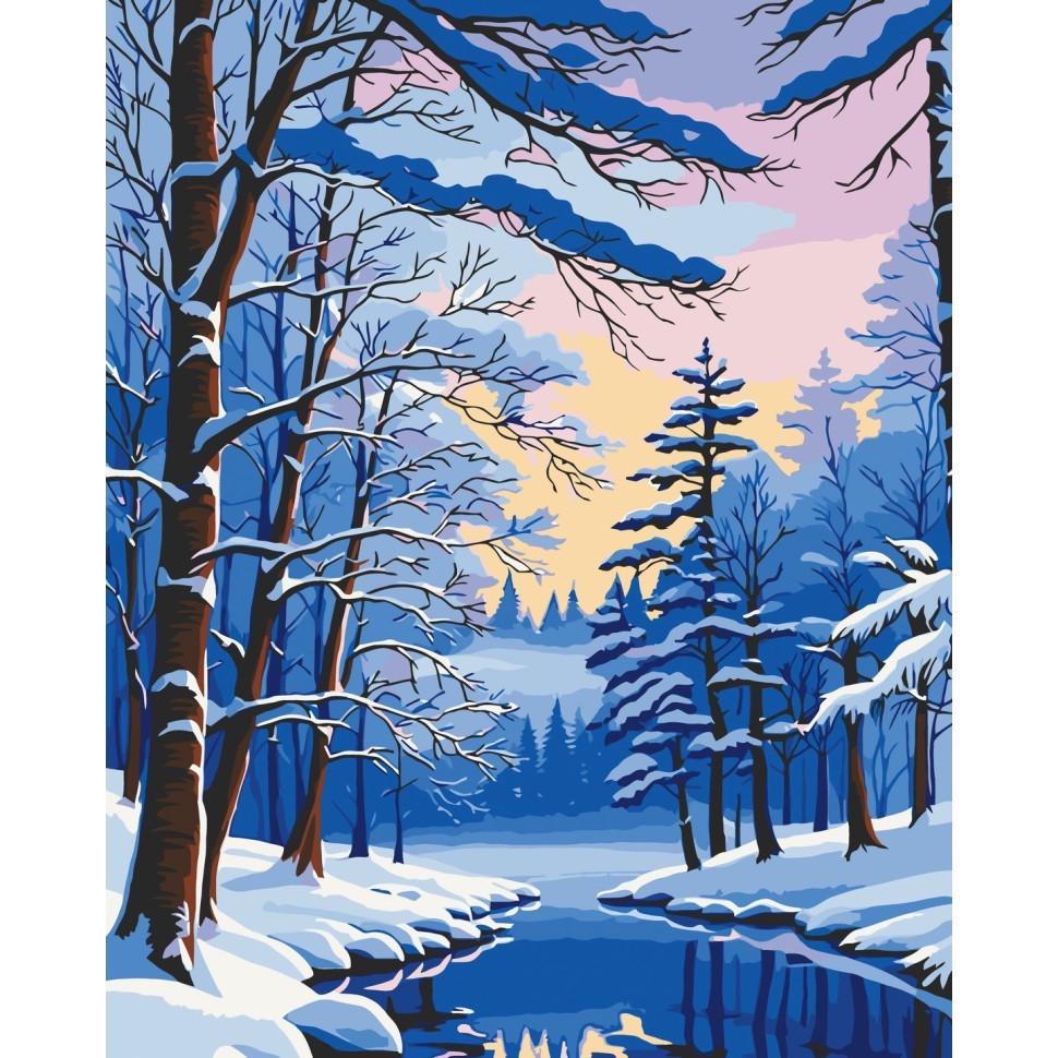 Картина за номерами ART CRAFT Зимовий ліс 11048-AC 40x50 см (RLT47291)