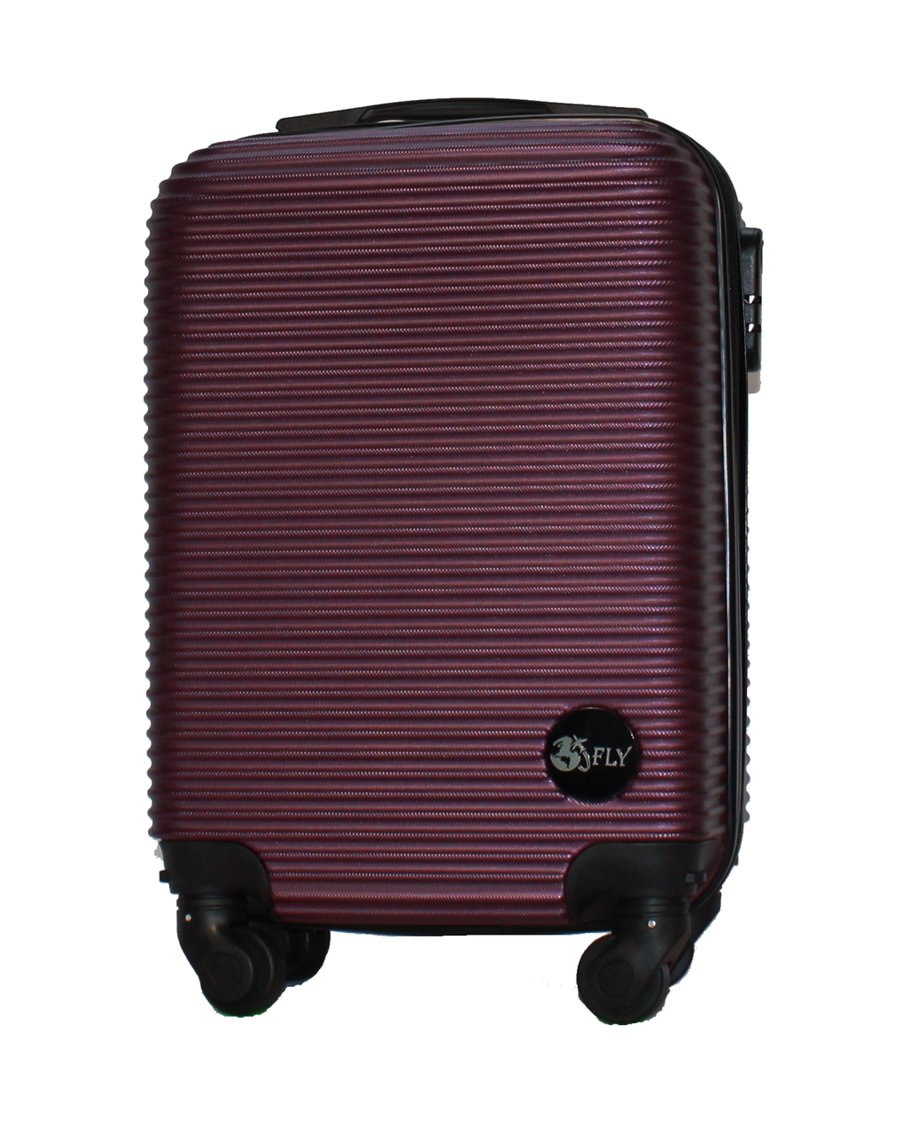 Валіза Fly 91240 міні 51х32х20 см ручна поклажа на 4 колесах Темно-фіолетовий