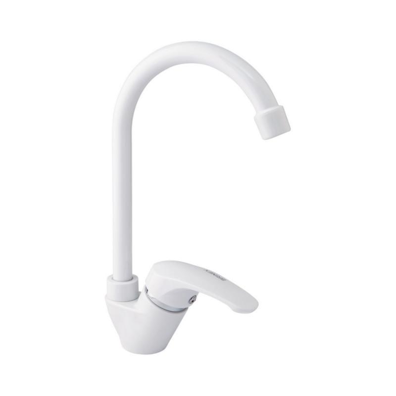Смеситель для кухни Brinex 36W 007 BRIN36W007 Белый (79673)