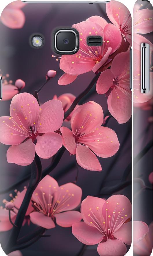 Чехол на Samsung Galaxy J2 J200H Пурпурная сакура (6075m-190-42517)
