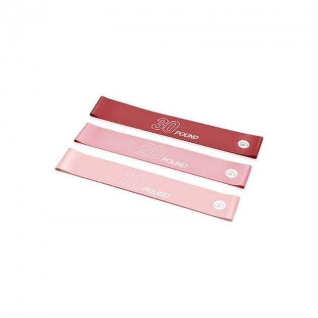 Набор эластичных резинок для фитнеса Yunmai Energy Elastic Ring YMRB-L600 Pink - фото 1