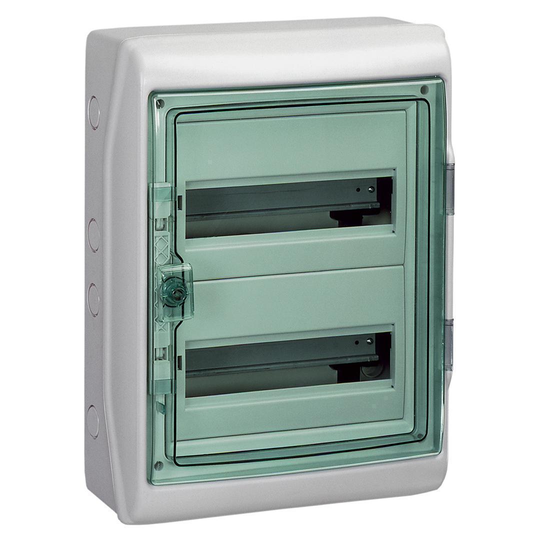 Щит навісний універсальний Schneider Electric Kaedra IP65 24-модульний 2 ряд з клемами (13433)