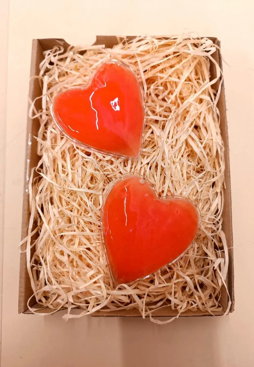 Набір термічна гелева грілка Серце багаторазова для рук (Satis2)