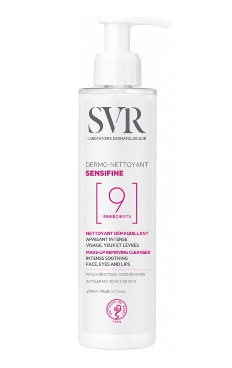 Молочко для снятия макияжа очистительное SVR Sensifine Dermo-Nettoyant для гиперчувствительной склонной к аллергии кожи 200 мл (2440728036)