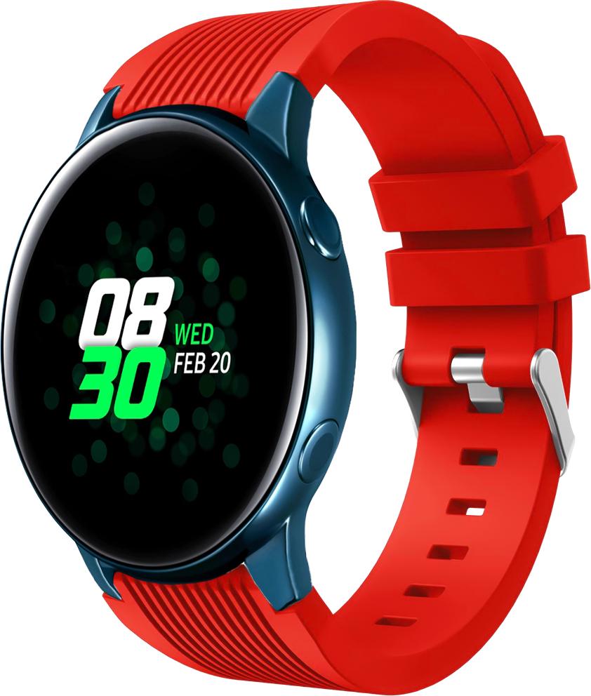 Ремінець Line для Galaxy Watch Active 2/1 (L) Red (13482-2D)