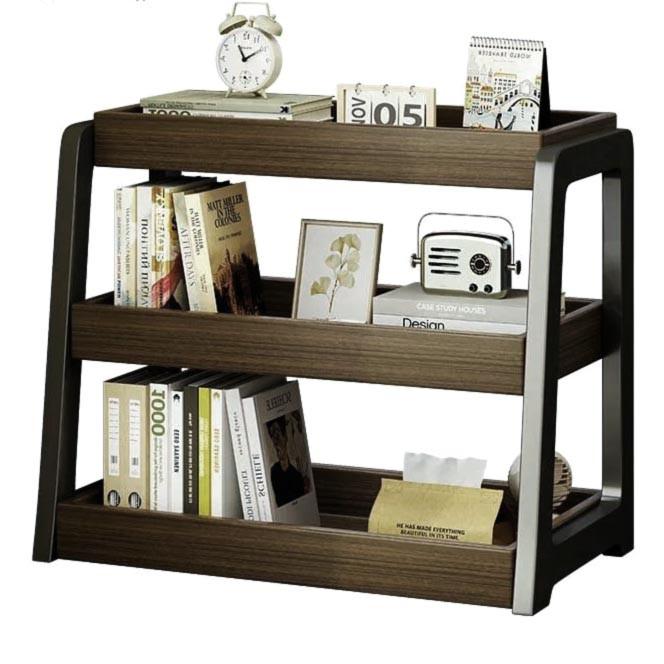 Полка книжная настольная из дерева Доквайлер Венге/Палисандр (КПА-02721202)