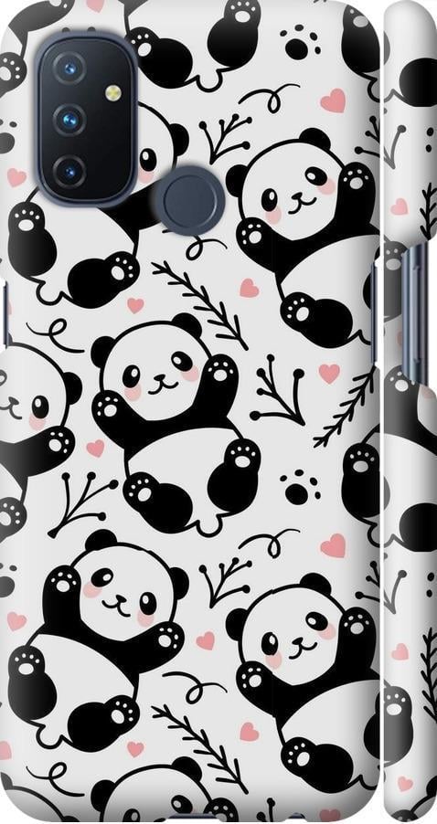 Чехол на OnePlus Nord N100 Панды (4318m-2130-42517)
