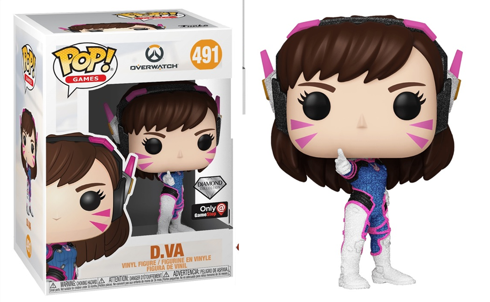 Дитяча ігрова фігурка Funko Pop Exclusive Overwatch D.va 10 см (O D 491.150)