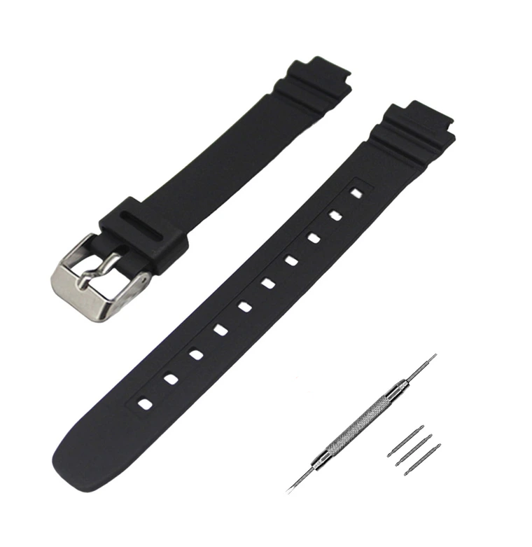 Ремінець для Casio G-Shock LA-20WH Black SI (4186)