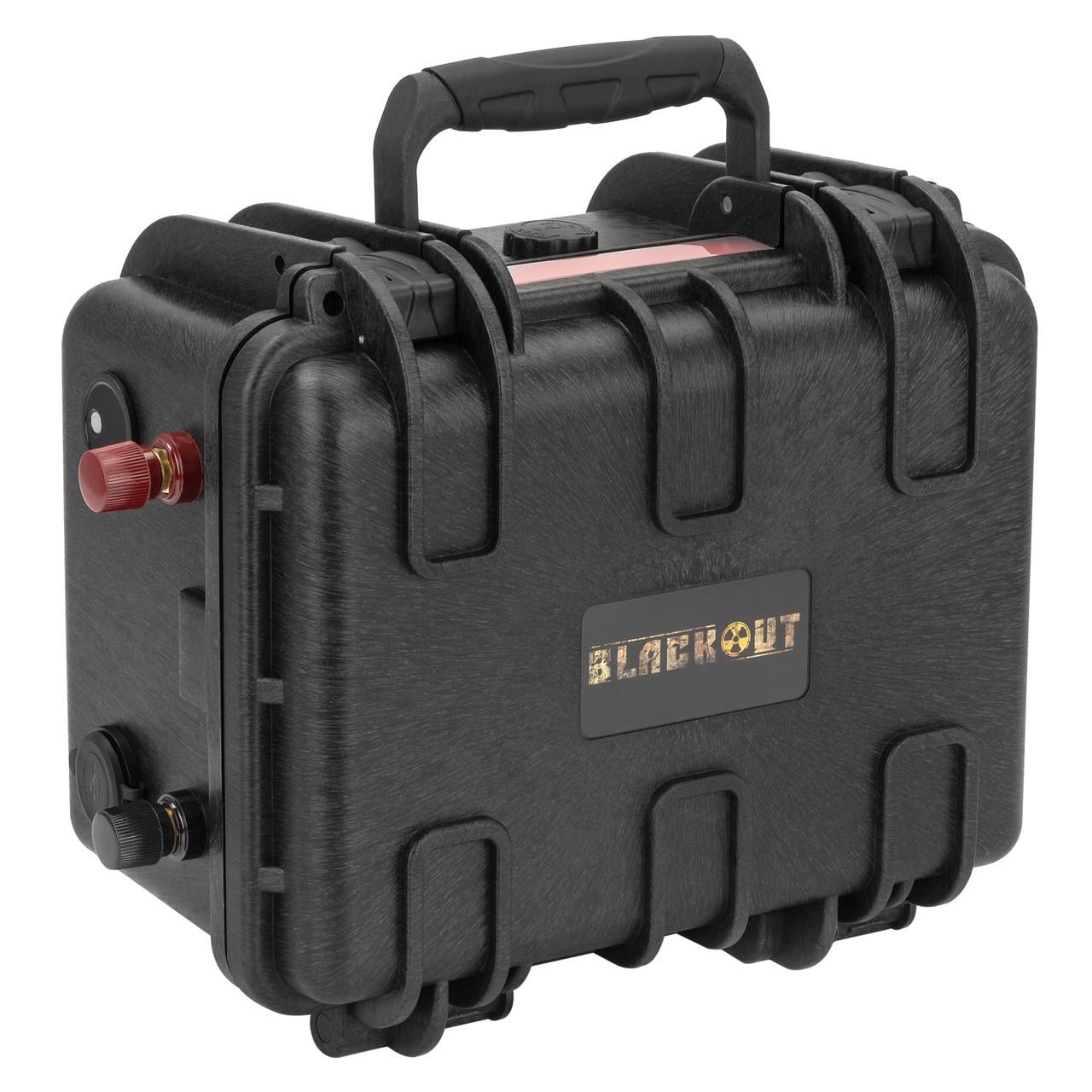 Аккумулятор LiFePO4 BLACKOUT 12,8V 100 Ah 1280Wh герметичный IP67 ударопрочный в защитном кейсе-сейфе (2995513306)