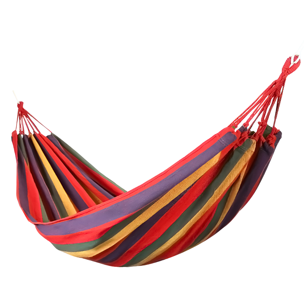 Гамак подвесной 200x80 см с чехлом Красный (400957)