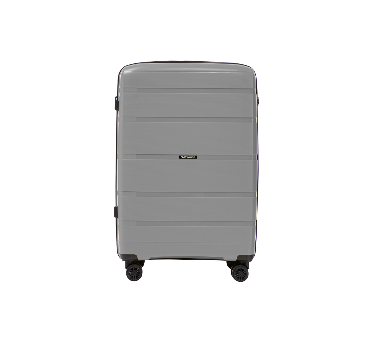 Чемодан дорожный из полипропилена Wings HWF03 L Серый (30631213) - фото 1