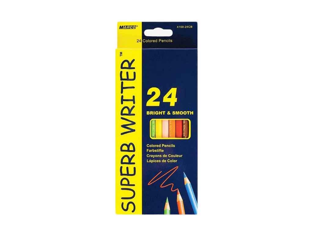 Олівці кольорові Marco Superb Writer 24 кольори №4100-24CB (541371)