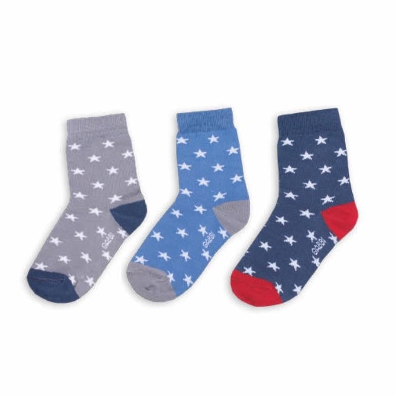 Шкарпетки дитячі бавовняні демісезонні для хлопчика Gabbi NSM-5 р. 16-18 6 пар (90005)