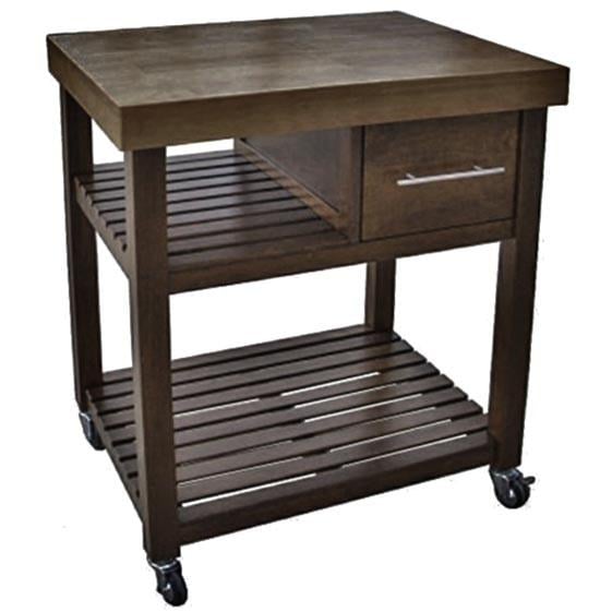 Стіл-візок з дерева Саймонс Капучино (СТЛ-002609)