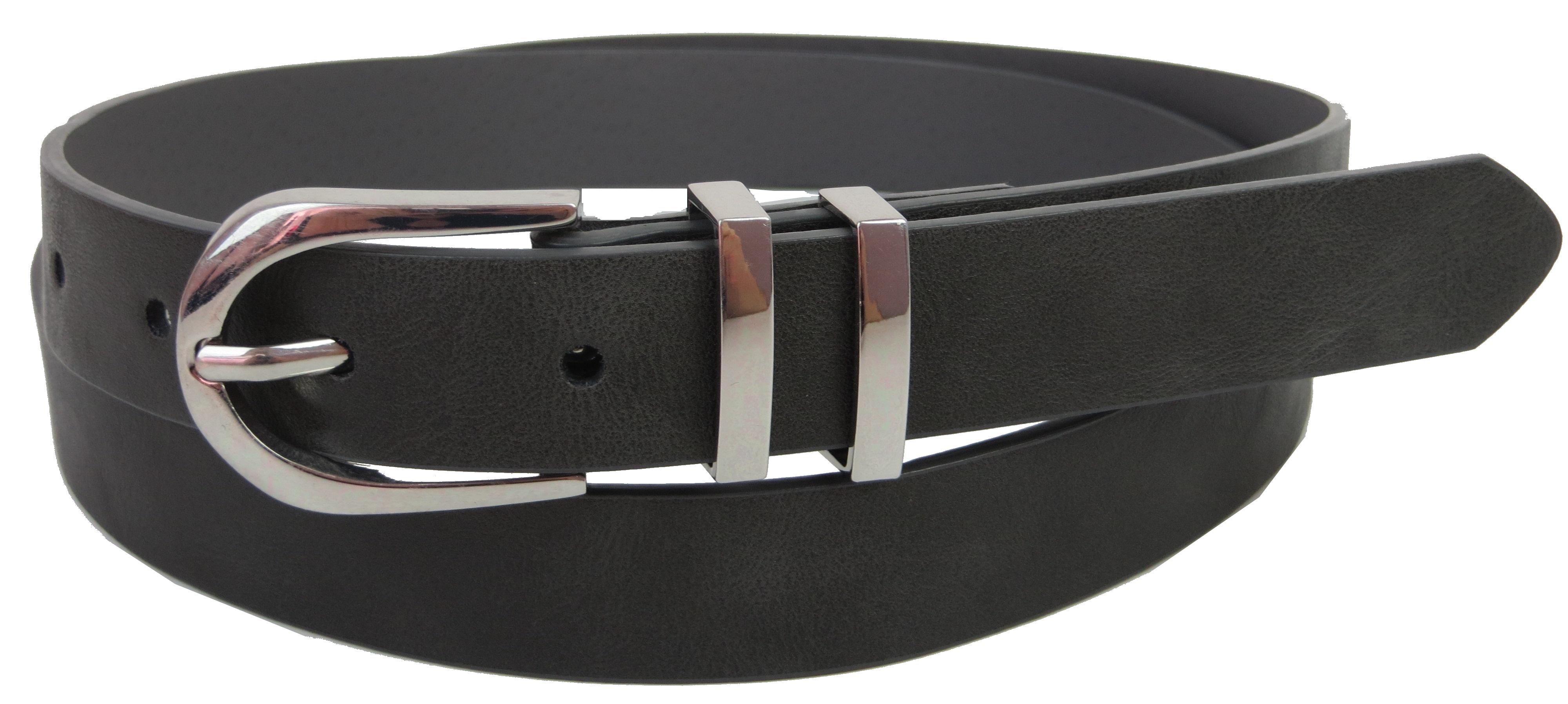 Женский ремень C&A из искусственной кожи Черный (2122676)