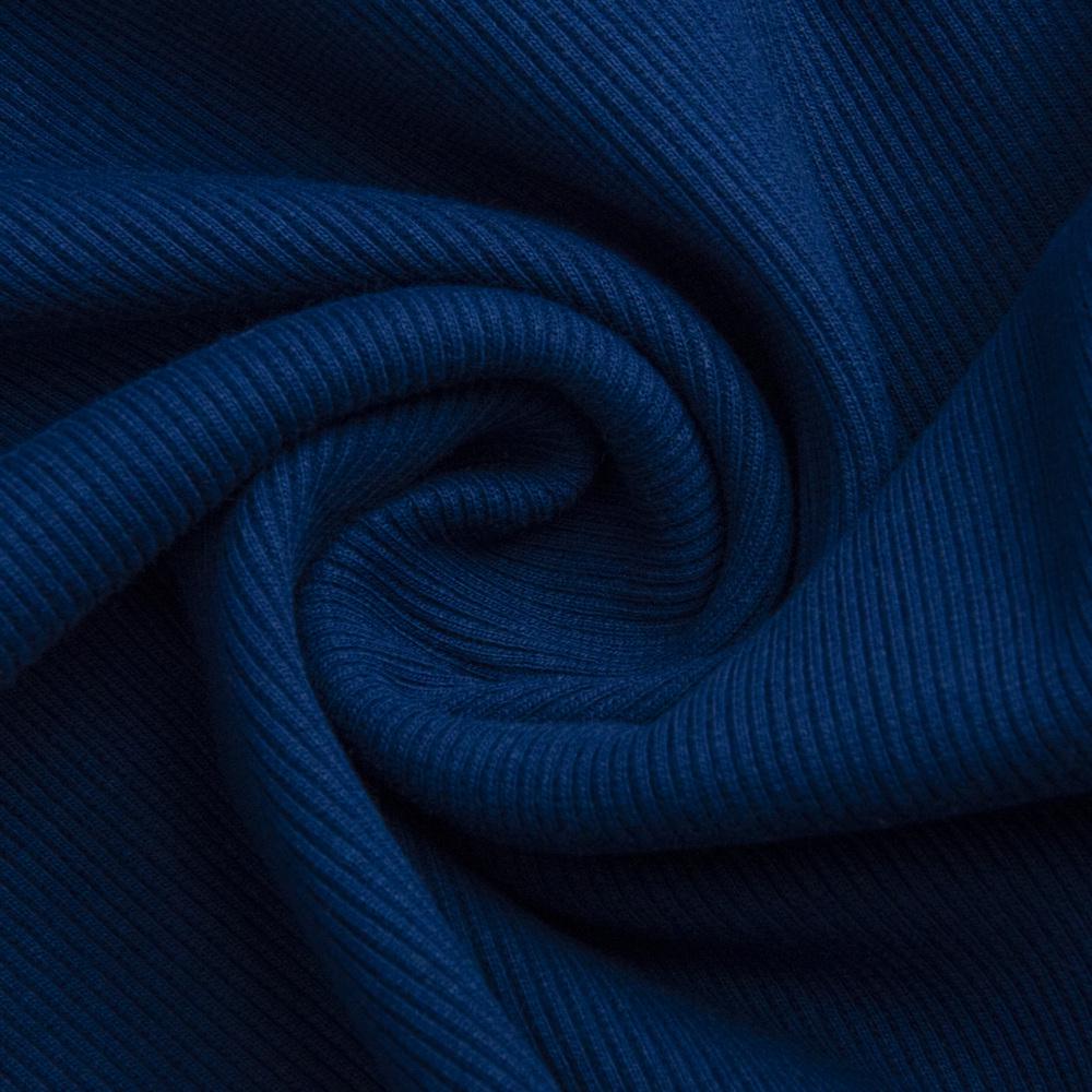 Ткань трикотажная Кашкорсе 300 г/м2 Синий (23109)