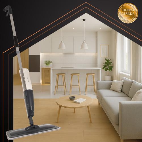 Швабра плоская с распылителем микрофибра 41 см 600 мл - фото 14 Швабра плоская с распылителем микрофибра 41 см 600 мл - фото 14