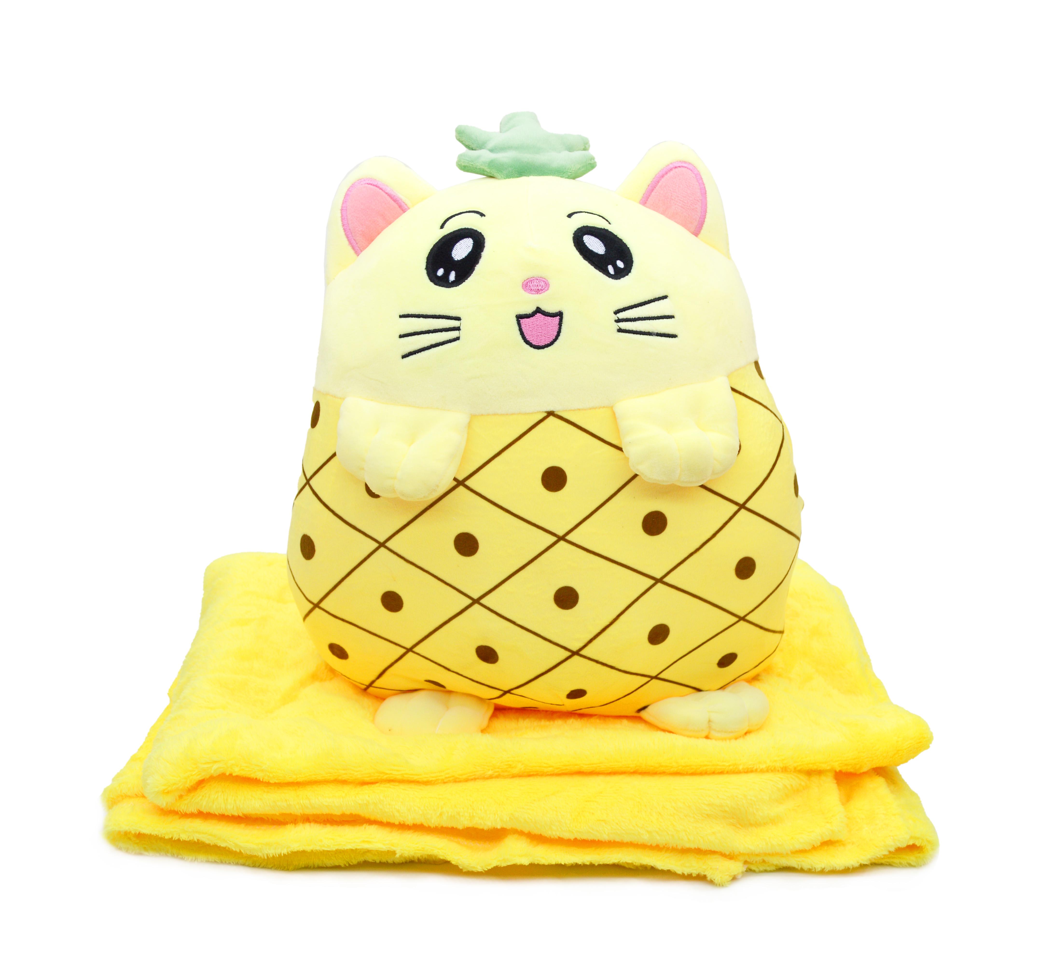 М'яка іграшка з пледом 18198-1 39 см