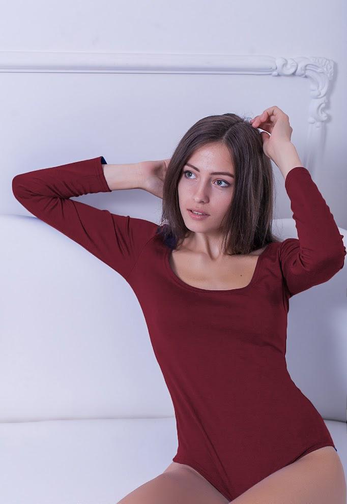 Боди Podium Slim 17497-BORDO XXL Бордовый