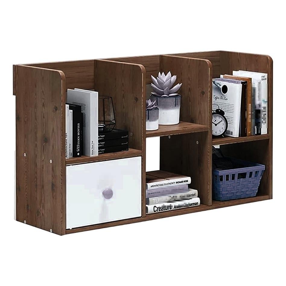 Полка-надстройка настольная из дерева Ализора корица (АКД-008133)