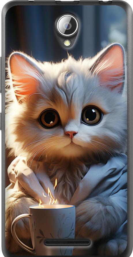Чехол на Lenovo A5000 White cat (5646u-119-42517) Чехол на Lenovo A5000 White cat (5646u-119-42517)