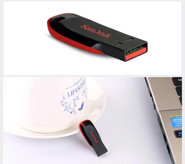 Флеш SanDisk Cool Blade CZ50 USB 2.0 64 GB із захистом (17895099) - фото 5