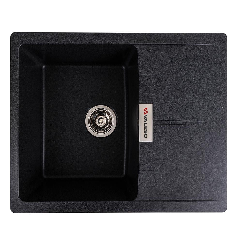 Мойка гранитная для кухни Valeso ZIRKONE 6250 матовая Карбон