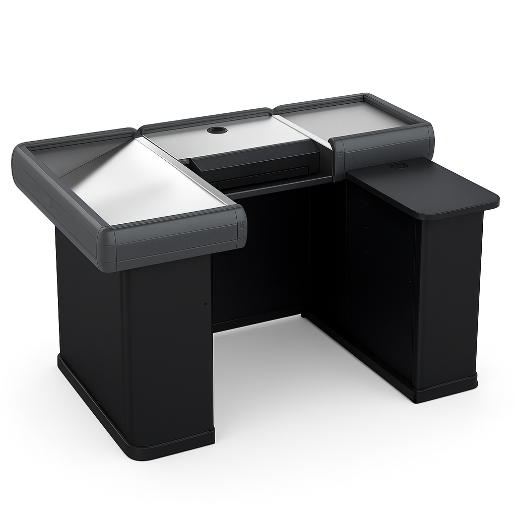 Кассовый бокс Мини от Modern-Expo со столешницей и широким накопителем 1800 мм (1800-2) Кассовый бокс Мини от Modern-Expo со столешницей и широким накопителем 1800 мм (1800-2)