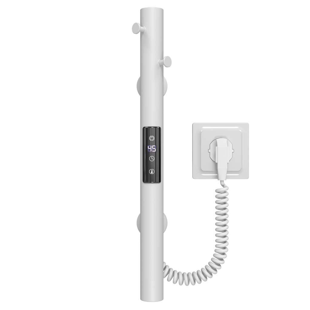 Полотенцесушитель электрический HeatPro Clio 400x30 мм Белый (CH-CL40030EW)