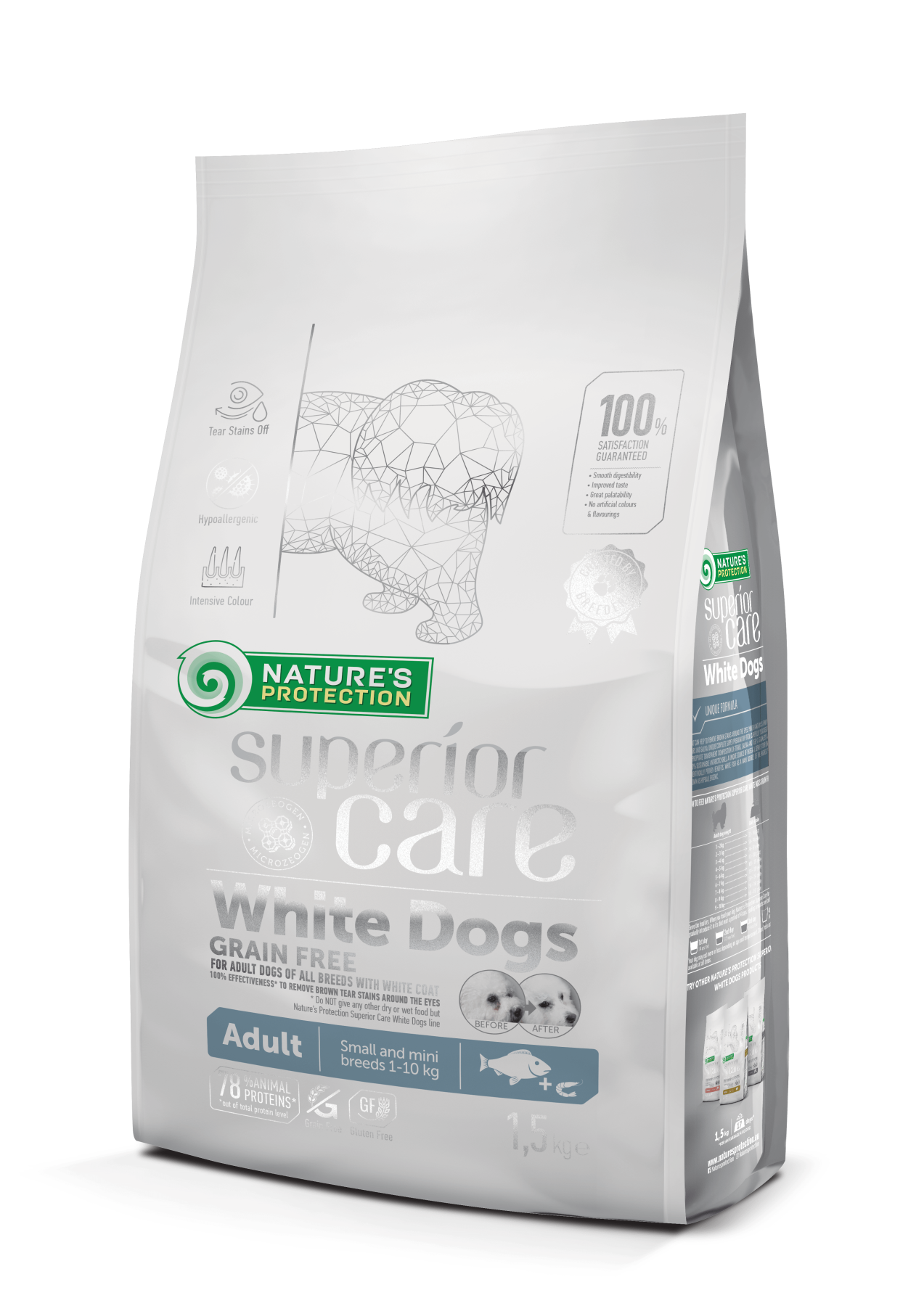 Корм для собак NP Superior Care White Dogs Grain Free Small and Mini Breeds 1,5 кг