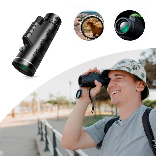 Монокуляр UKC UN-3012 40x60 двойная фокусировка (23678384) - фото 6 Монокуляр UKC UN-3012 40x60 двойная фокусировка (23678384) - фото 6