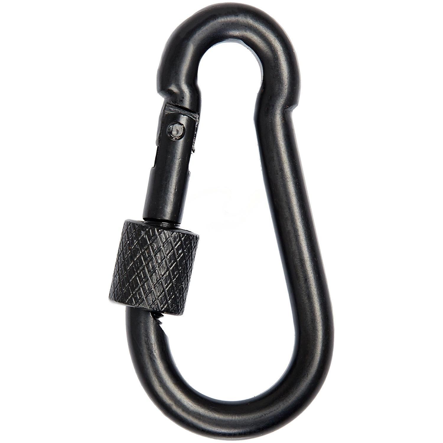 Карабін сталевий Skif Outdoor BT245S-35 Clasp II Чорний (d177bc17)