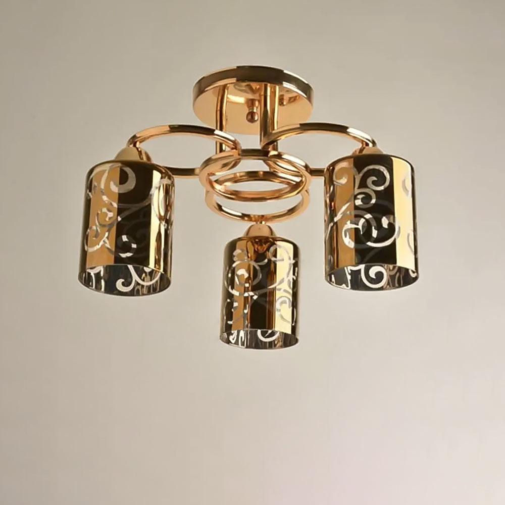 Люстра потолочная Light House SH-19340/3 FG Золотой