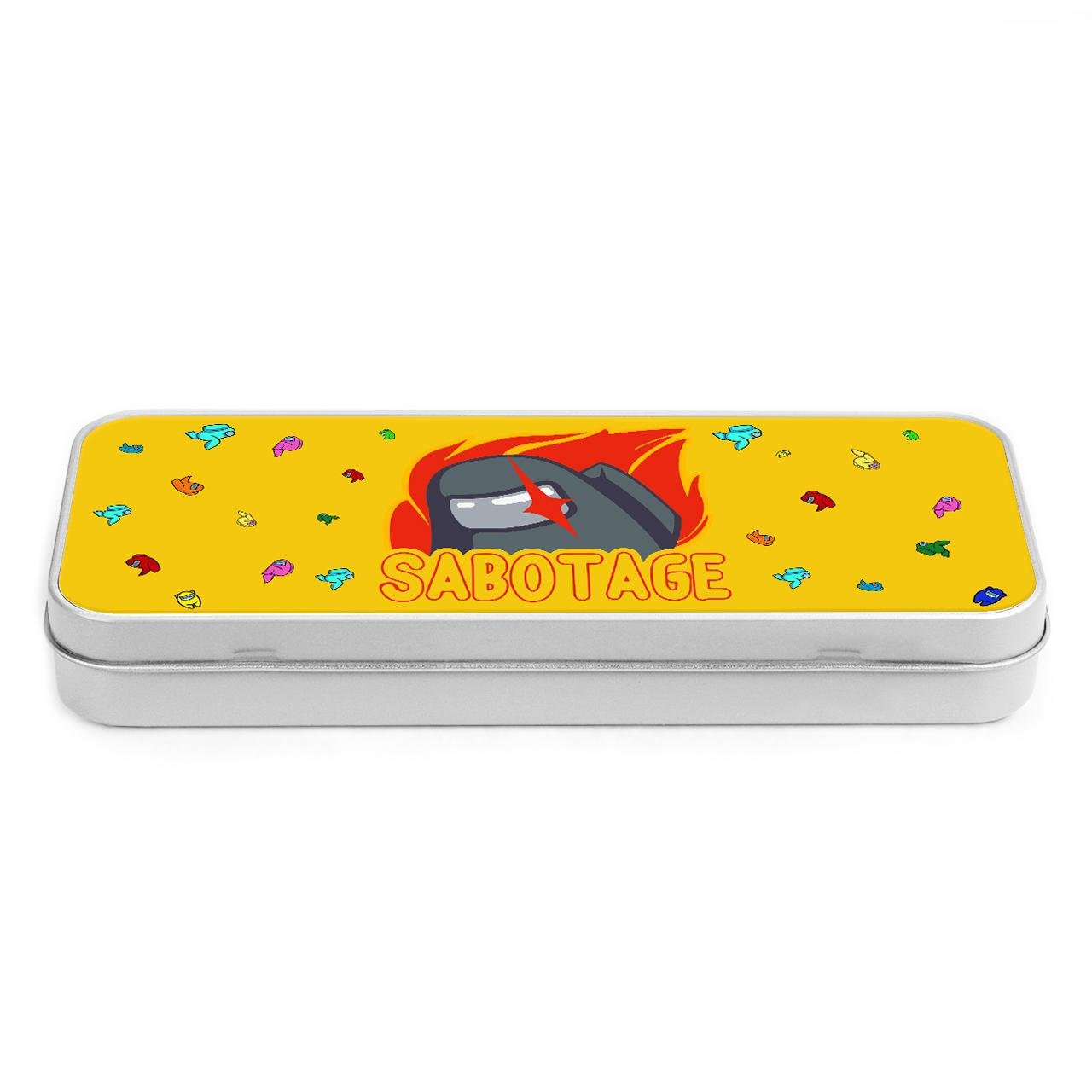 Пенал шкільний Sabotage Among Us Срібний (34408-2426-SR)
