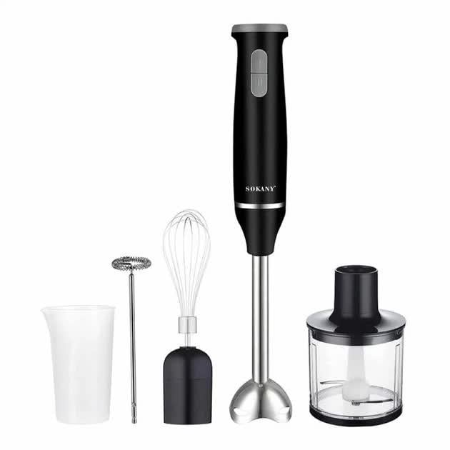 Блендер заглибний Sokany SK-1714-5 5в1 з насадками 800 Вт (30742452)