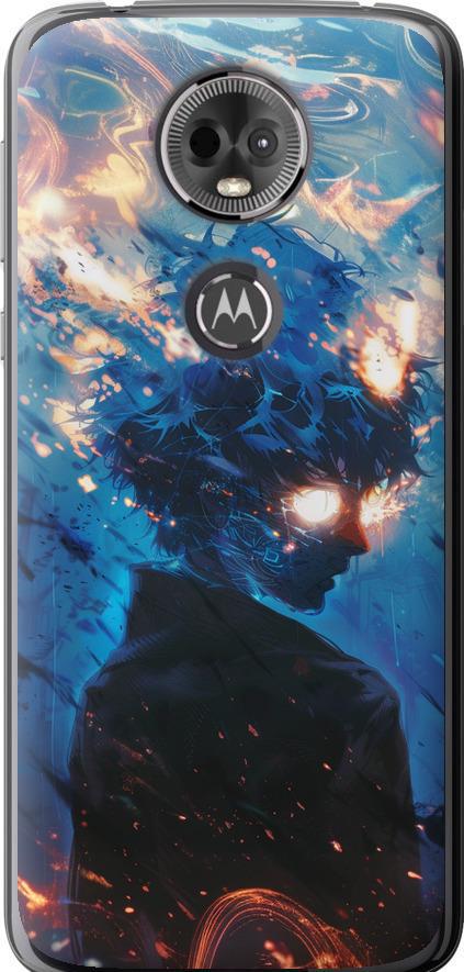 Чехол на Motorola Moto E5 Plus Сатору Годжо (6129u-1412-42517)