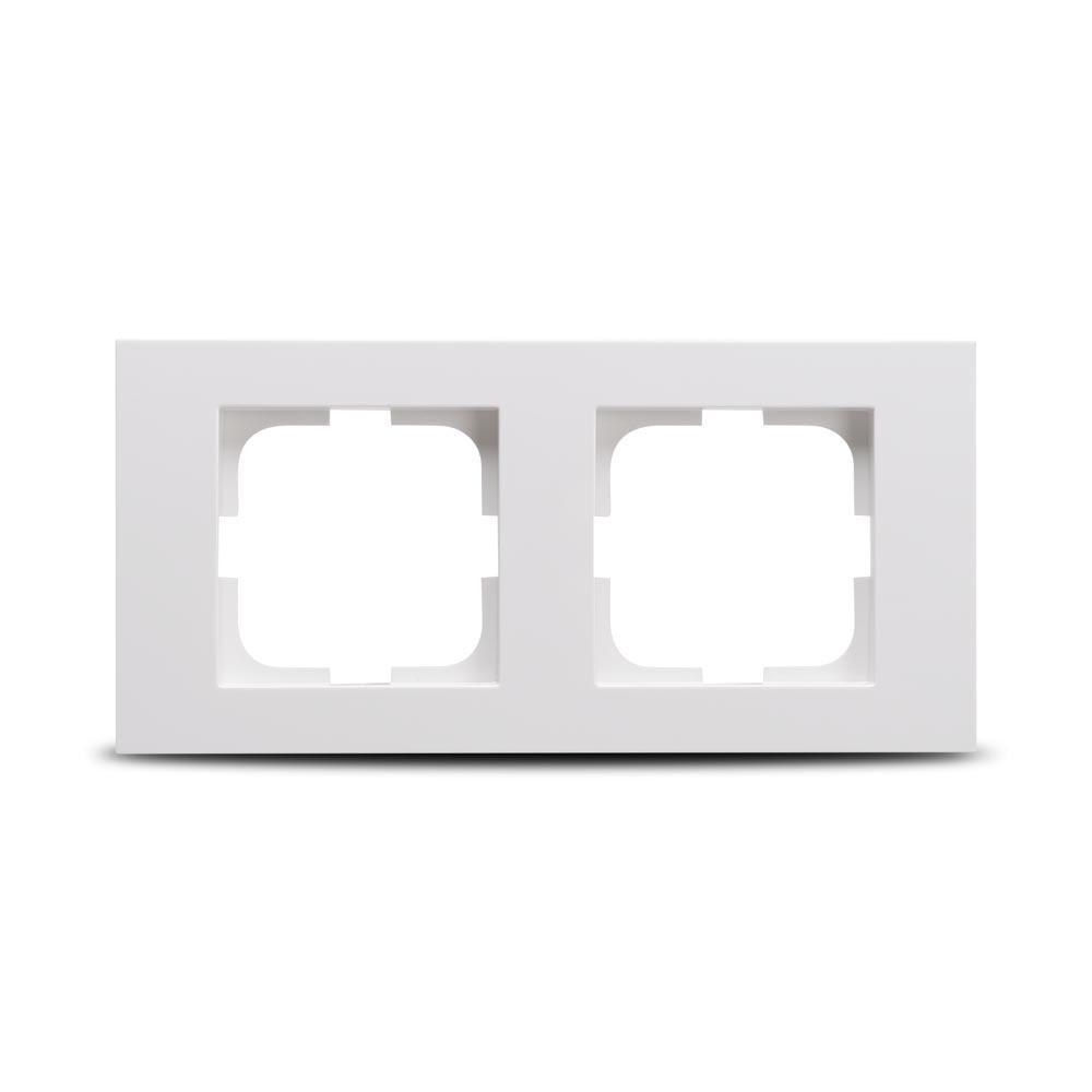 Рамка Ovivo Grano на 2 места универсальная Белый (400-010000-226)