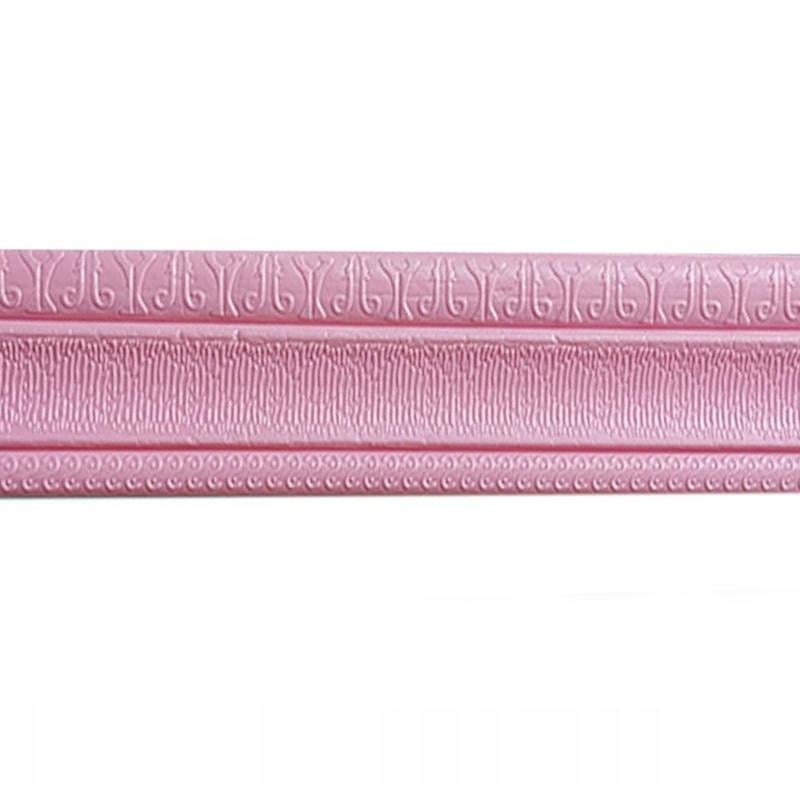 Плінтус гнучкий самоклеючий універсальний 230x5 см Рожевий