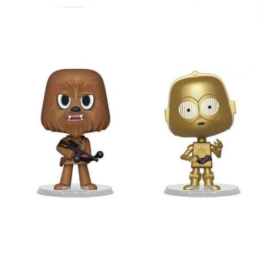 Набір фігурок Funko Star Wars Vinyl Exclusive Chewbacca and C-3PO 10 см (1027152121)