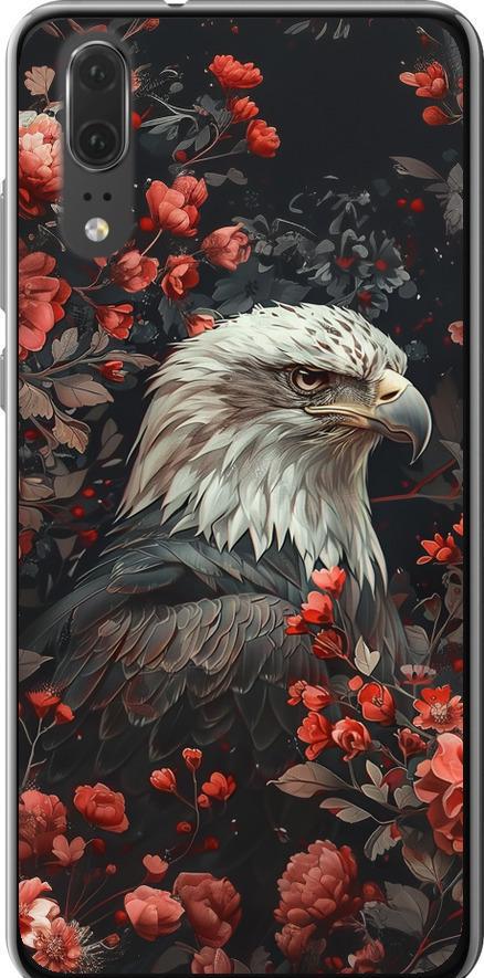 Чохол на Huawei P20 Квітковий вартовий (6102t-1396-42517)