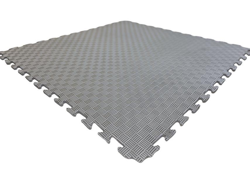 Дитячий килимок-пазл Спорт 100х100х1 см Сірий