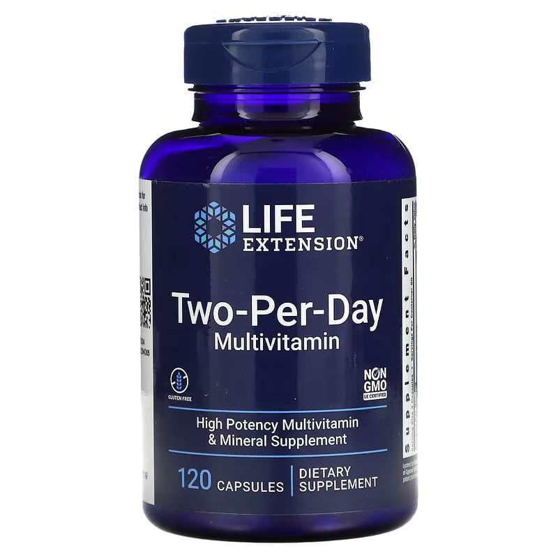 Универсальные витамины Life Extension Two-Per-Day Multivitamin 120 Capsules (LEX-23141)