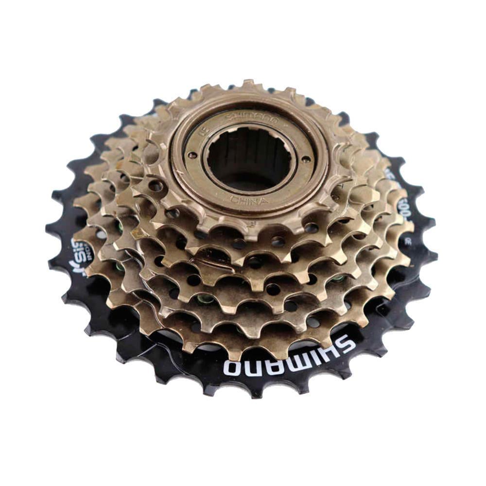 Задня зірка тріскачка Shimano MF-TZ500 14-28T 7 зірок Коричневий (01109)