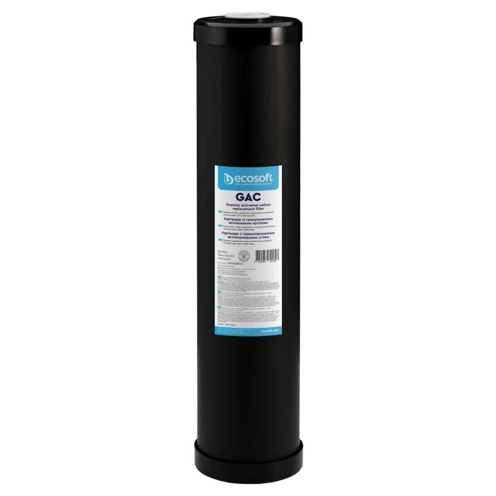 Картридж для фильтров воды Ecosoft CHV4520ECO с гранулированным активированным углем BB20 4,5"x20" (AKD33070)